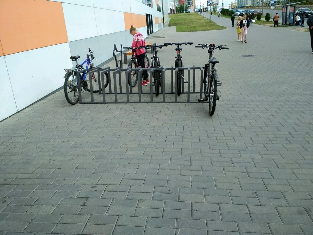 Bicycle parking Bicycle stand, Grodno, photo