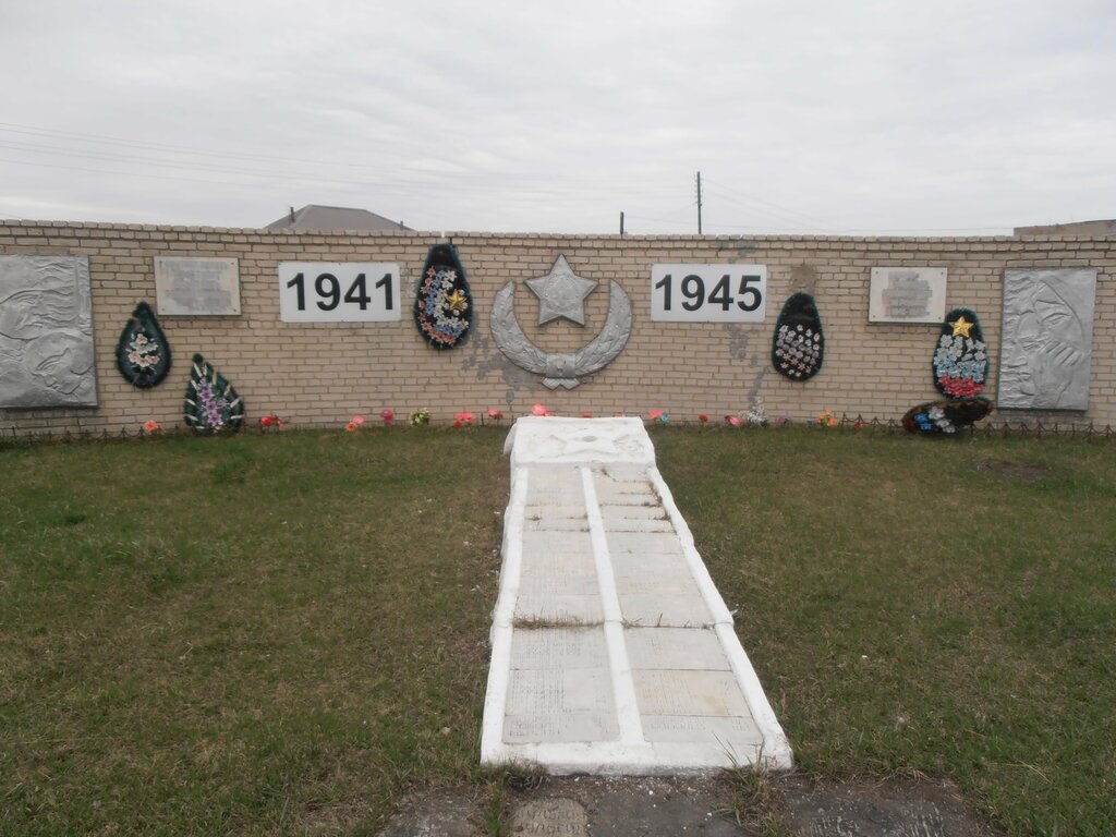 Monument, memorial Мемориальная стена погибшим в годы Великой Отечественной войны, Kurgan Oblast, photo