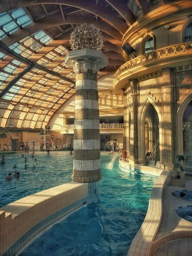 Water park Aquapark Karibiya, Moscow, photo