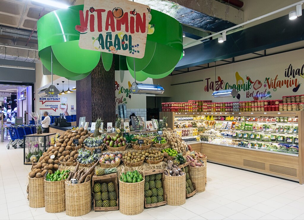 Supermarket CarrefourSA, Istanbul, photo