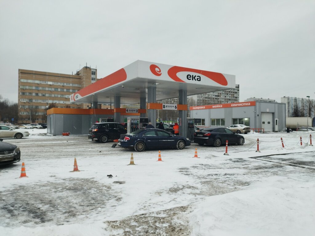 Gas station ЕКА, Moscow, photo