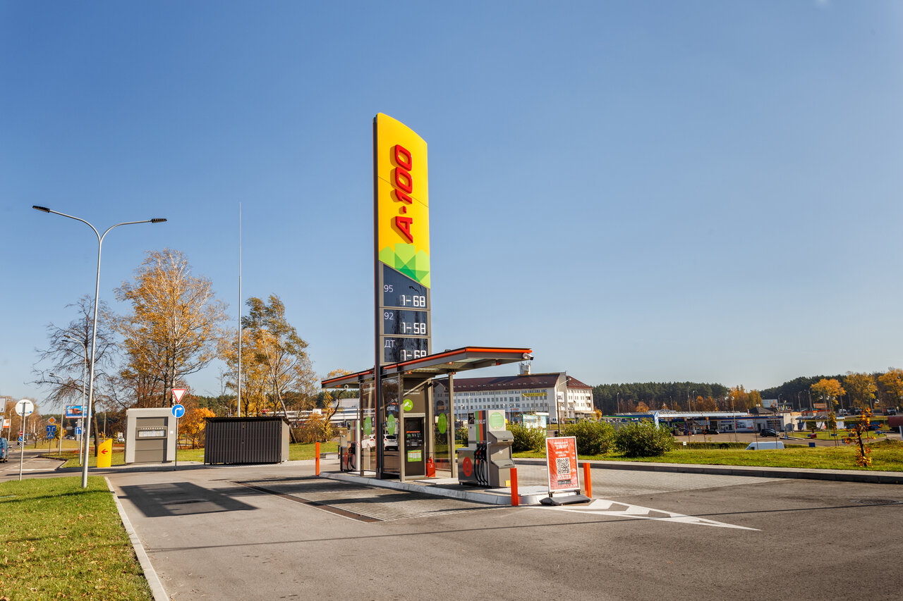 А100 заправка минск карта