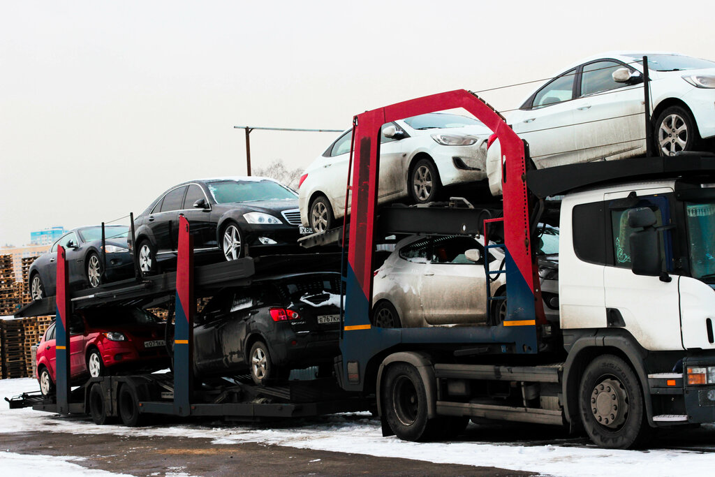 Перевозка автомобиля тандем трек