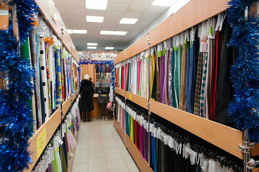 Магазин ткани Шико, Москва, фото