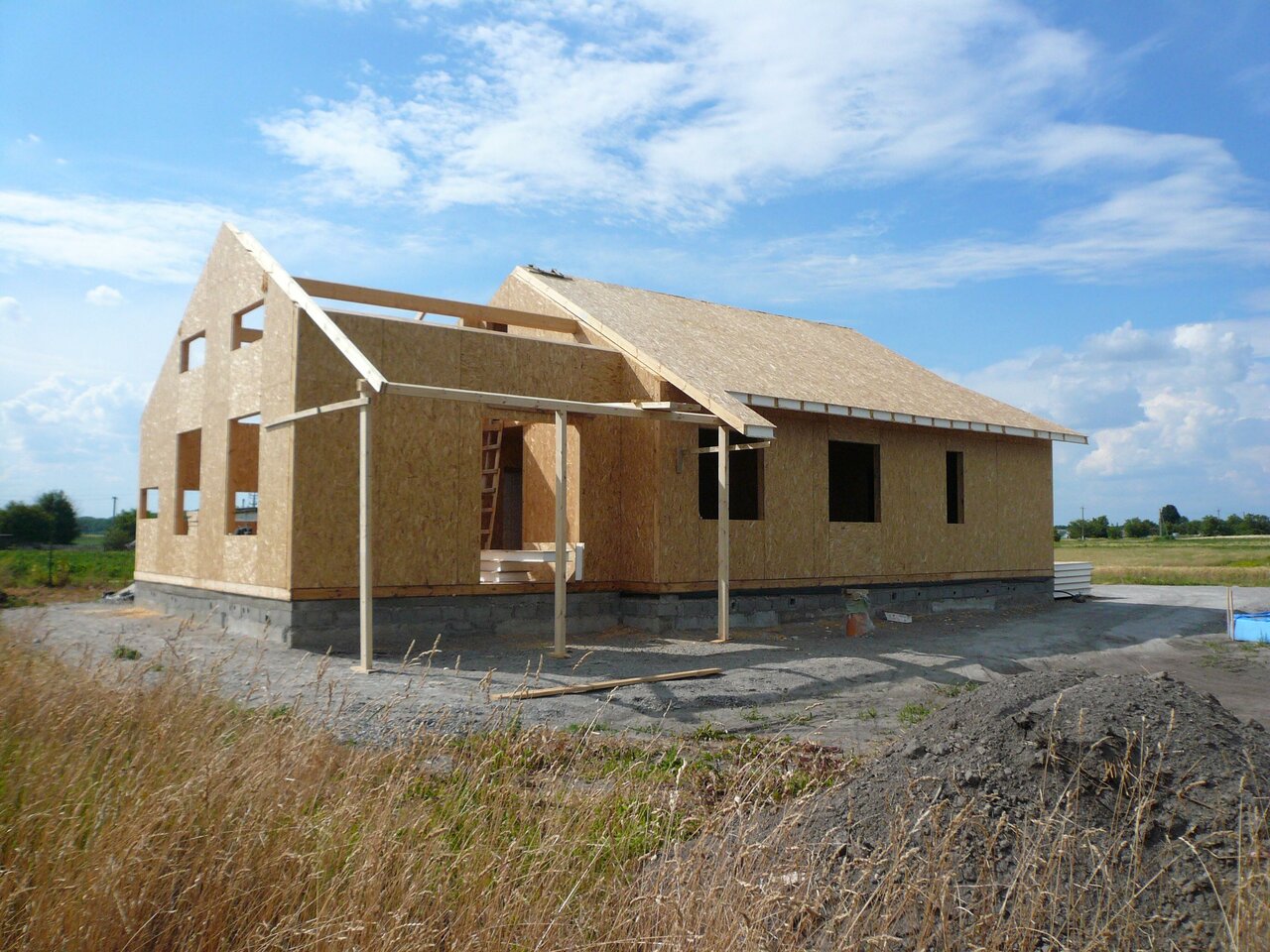 Дом из сэндвич панели украина