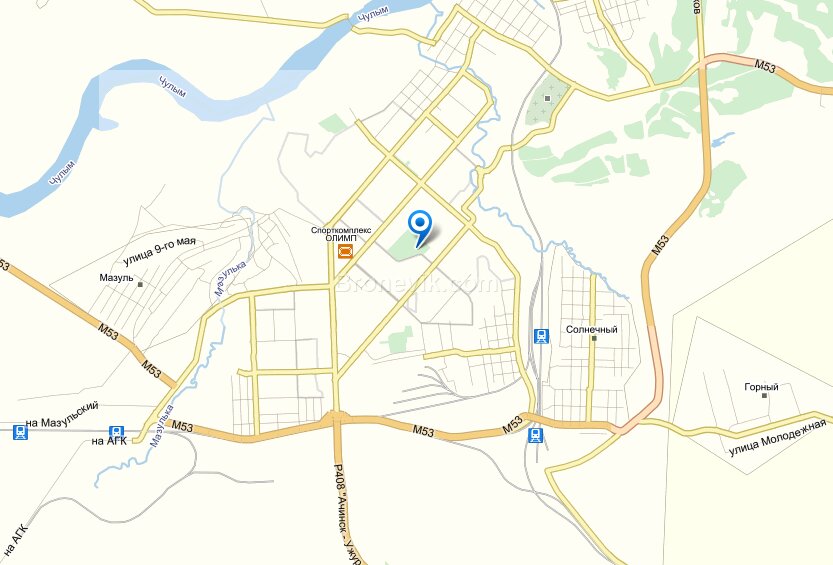 Карта промзона ульяновск