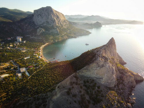 Mountain peak Hoba-Kaya, Republic of Crimea, photo