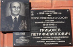 Мемориальный знак Петру Филипповичу Гриболеву (Akademika Vavilova Street, 58), monumento, memorial