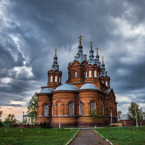 Orthodox church Arkhangela Mikhaila V Mordovo Church, Tambov Oblast, photo