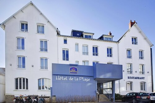 Внешний вид отеля Best Western Hotel De La Plage в Сен-Назере, фото 5