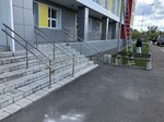 Sovremennye perila (Okruzhnaya ulitsa, 29к33), stairs and stair railings