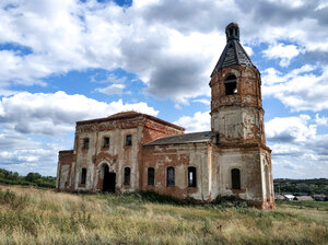 Православный храм (Volgograd Region, Rudnyanskiy rayon, Lopukhovskoye selskoye poseleniye, selo Lopukhovka), orthodox church