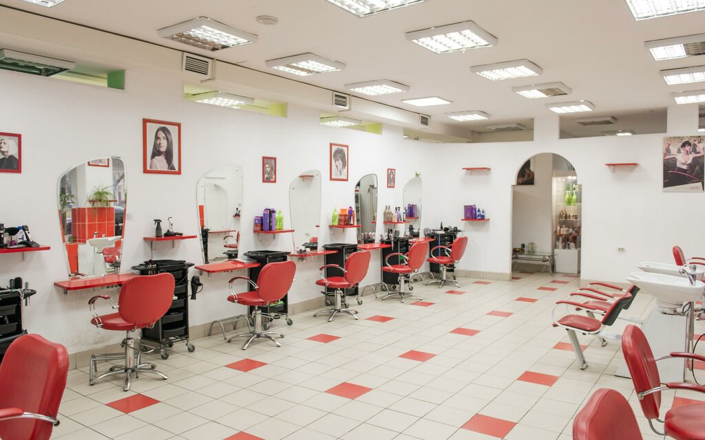 Salón de belleza Beauty salon Papa, mama, ya, , foto