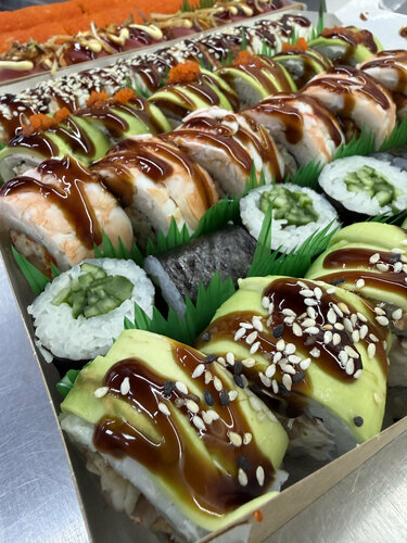 Too much sushi