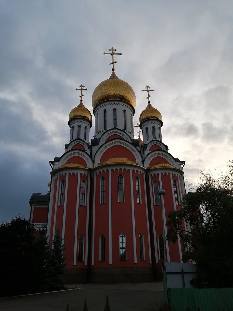 Храм Георгия Победоносца в Одинцово зима