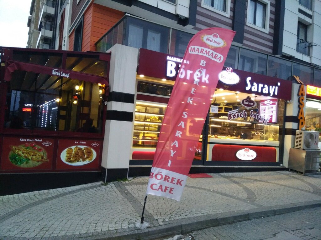 Marmara Börek Sarayı, быстрое питание, Турция, Стамбул, Умрание, улица