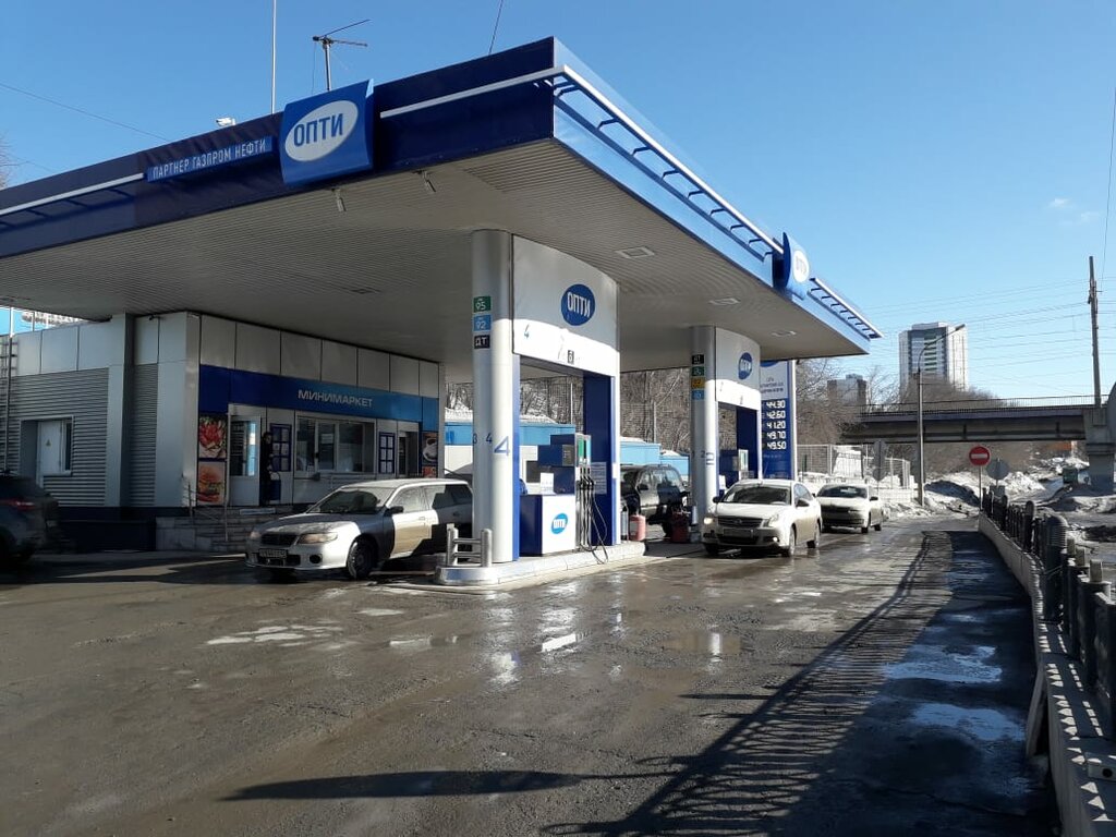 Gas station Gazpromneft, Novosibirsk, photo