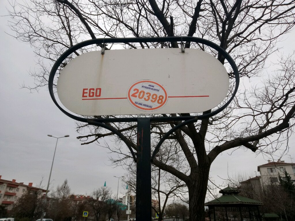 Public transport stop Ego Stop 20398, Ankara, photo