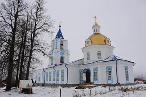 Церковь апостолов Петра и Павла с приделами в честь Рождества Христова и Рождества Пресвятой Богородицы в Верх-Ушнуре (Школьная ул., 10А, село Верх-Ушнур), православный храм в Республике Марий Эл