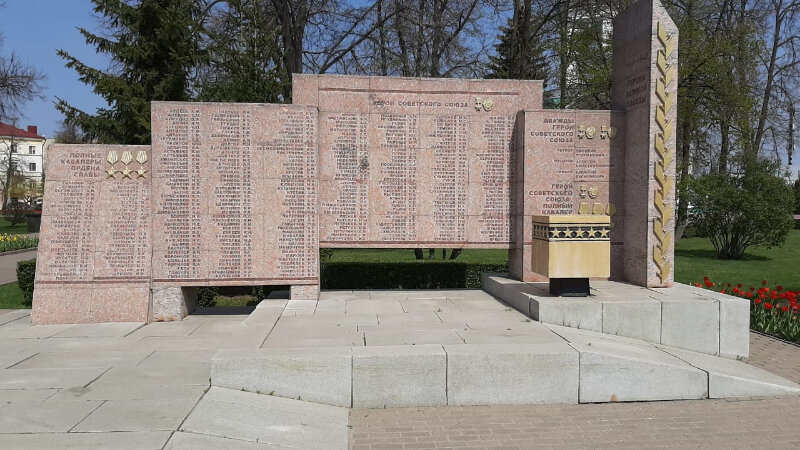 Memorial plaque, foundation stone Героям Советского Союза и полным кавалерам ордена Славы, Tambov, photo