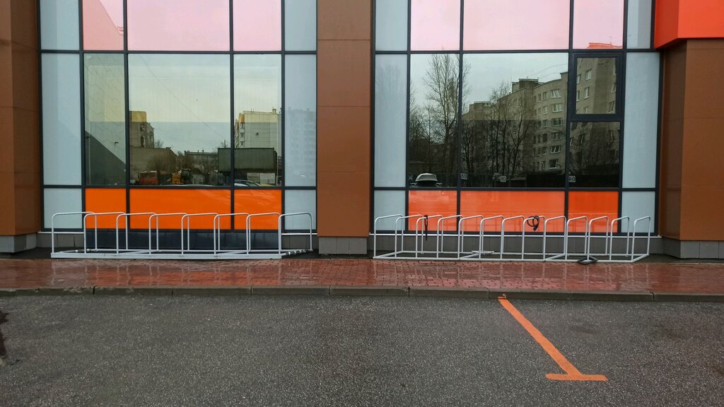 Bicycle parking Bicycle parking, Saint Petersburg, photo