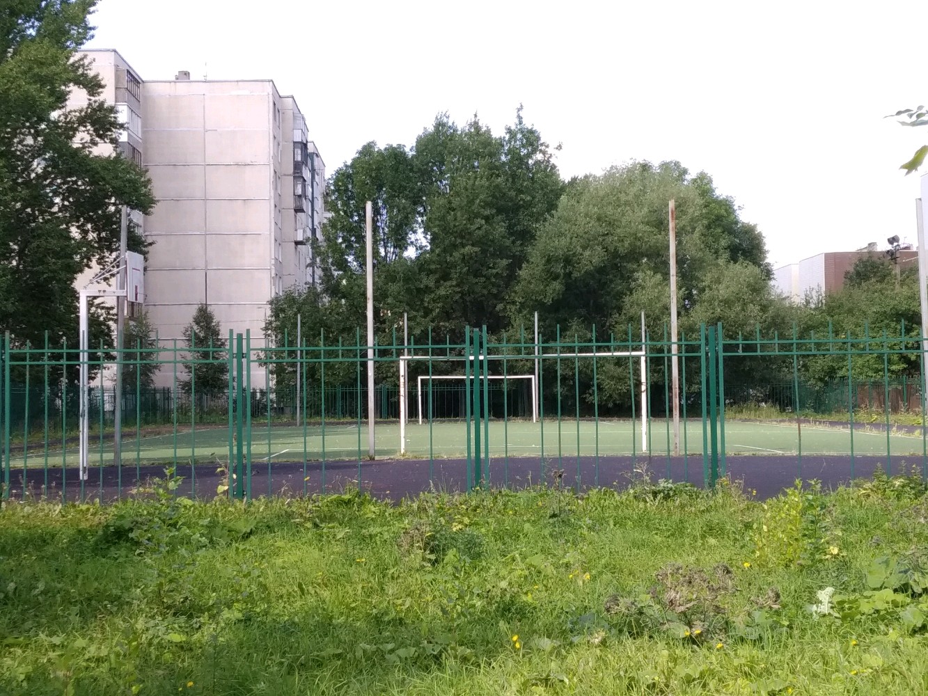 Крестовский остров баскетбольная площадка