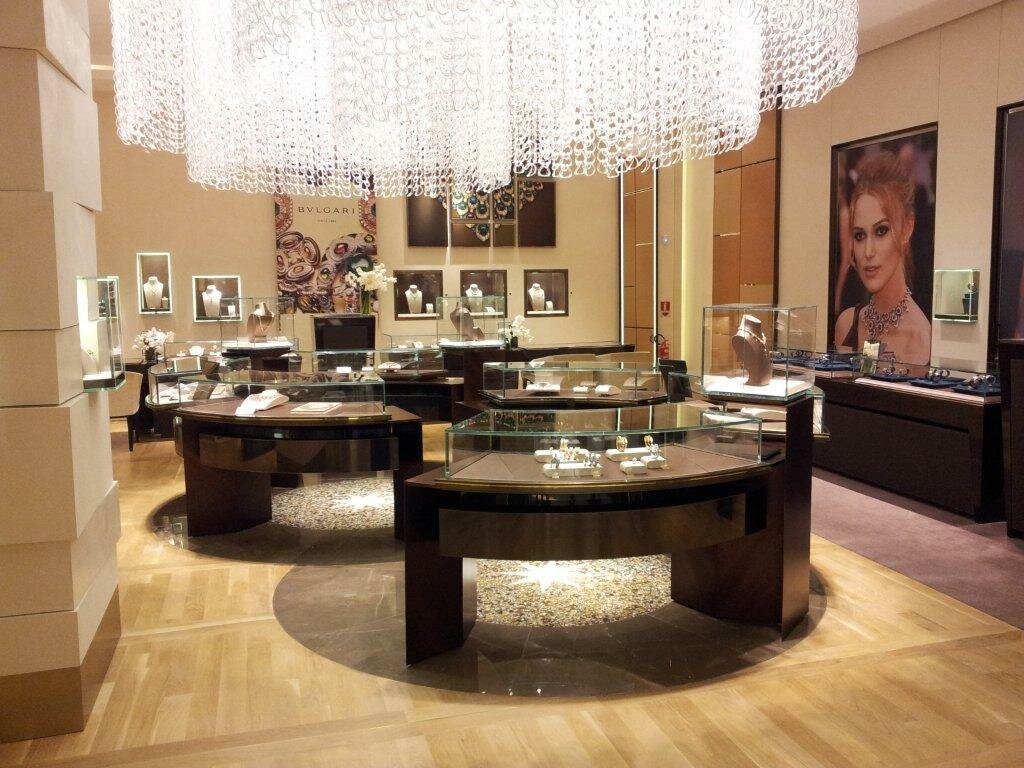 Perfume and cosmetics shop Bvlgari, Sao Paulo, photo