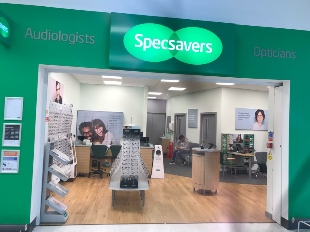 Clothing store Specsavers Opticians and Audiologists - Colne Sainsbury's, England, photo