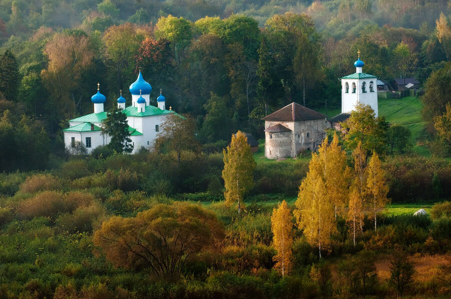 Monastery, convent, abbey Spaso-Onufriev Male Skete, Pskov Oblast, photo