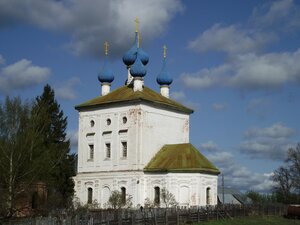 Церковь Николая Чудотворца (Vladimir Region, Kameshkovskiy rayon, munitsipalnoye obrazovaniye Vakhromeyevskoye, pogost Staraya Nikola) ، كنيسة أرثوذكسية