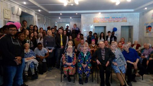 Huzurevi, bakımevi Dvurechye, Kalujskaya oblastı, foto