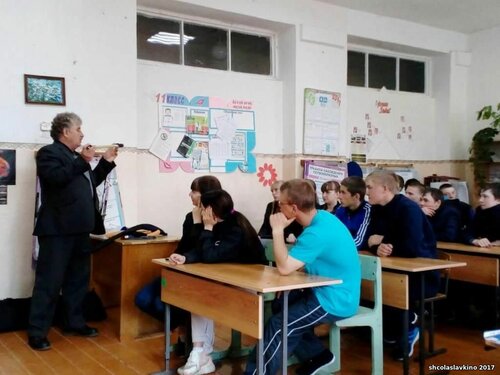 Общеобразовательная школа МБОУ СОШ с. Старое Славкино, Пензенская область, фото