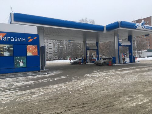 Gas station Gazpromneft, Novosibirsk, photo