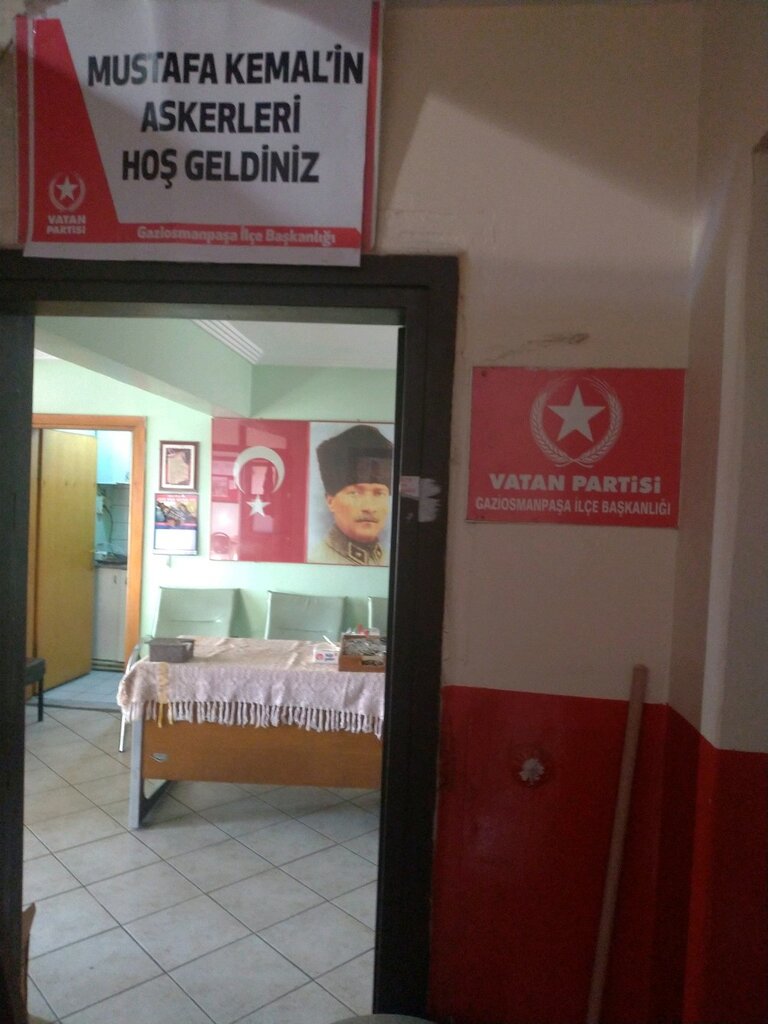 Partido político Vatan Party Gaziosmanpasa District Presidency, , foto