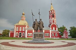 Князья Борис и Глеб (Voronezh Region, Borisoglebsk, mikrorayon Krasny most), monumento, memorial