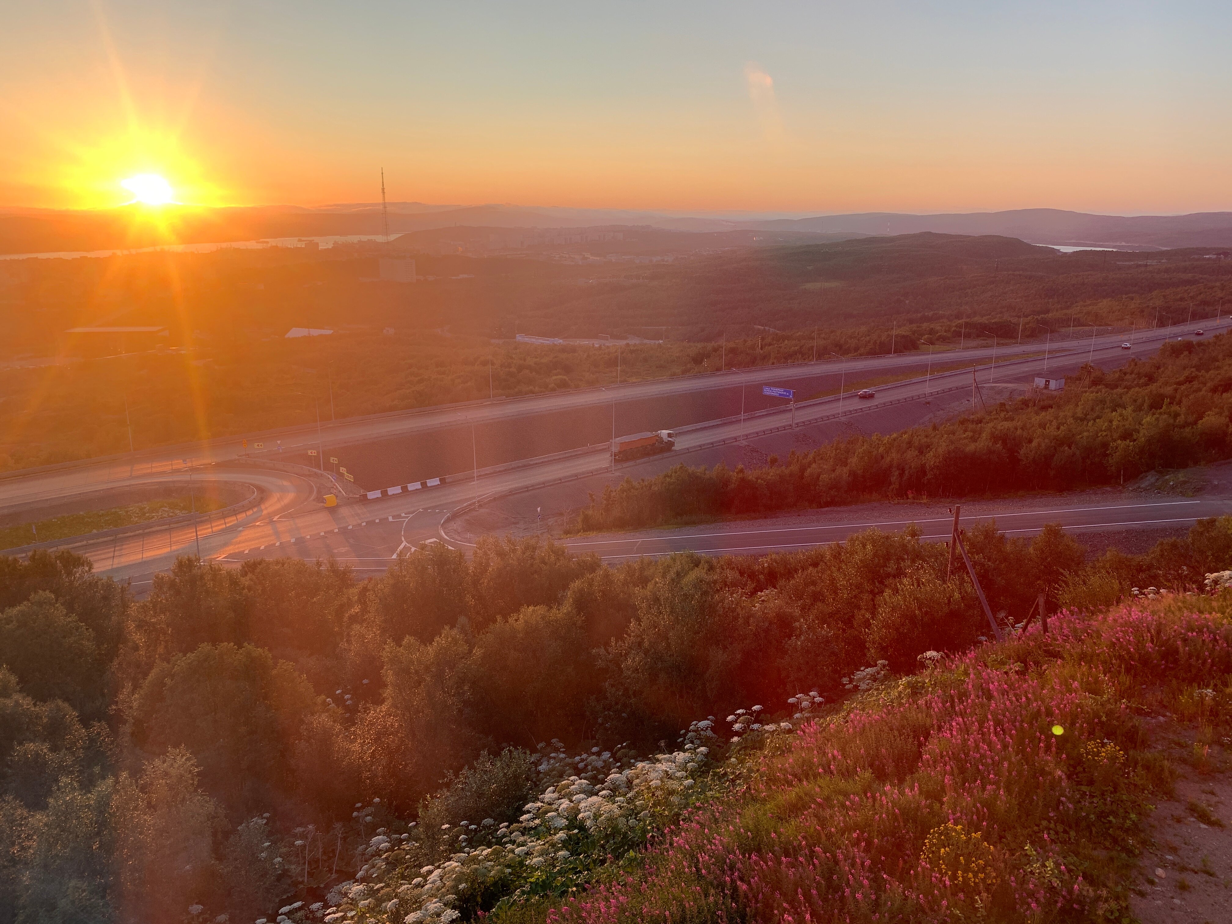 Фото Огни Мурманска