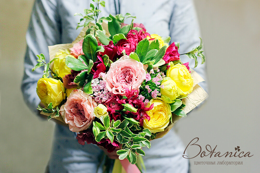 Flowers and bouquets delivery Botanica Lab, Moscow, photo