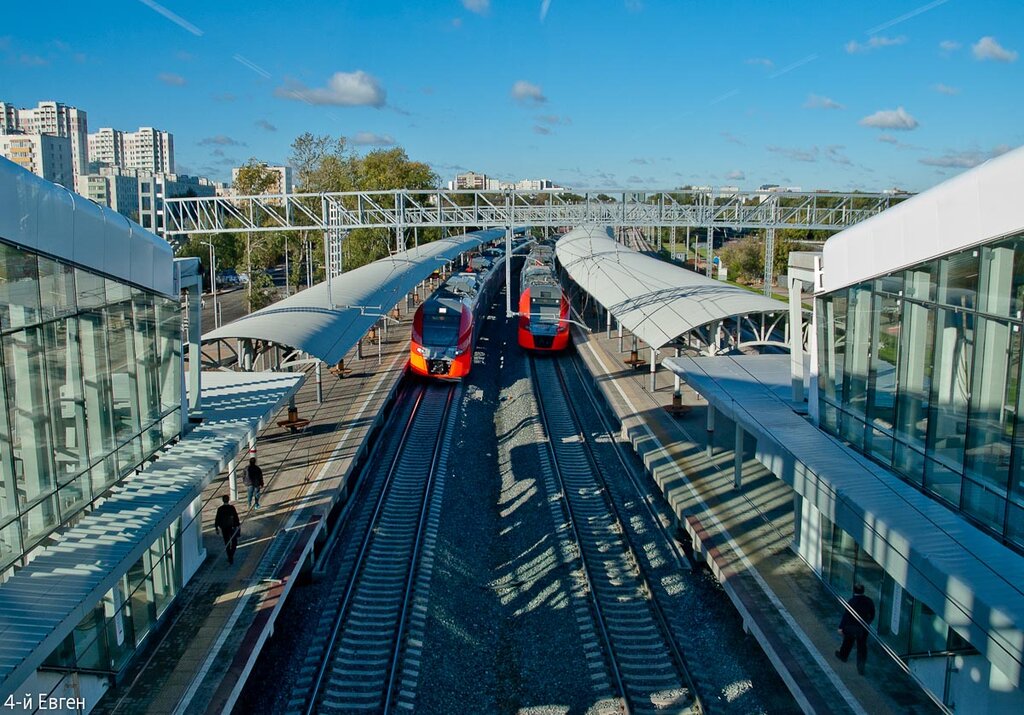 Metro station Станция МЦК Лихоборы, Moscow, photo