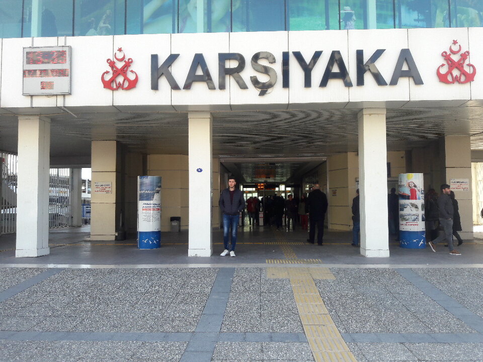 Harbour, port Karsiyaka Iskelesi, Izmir, photo