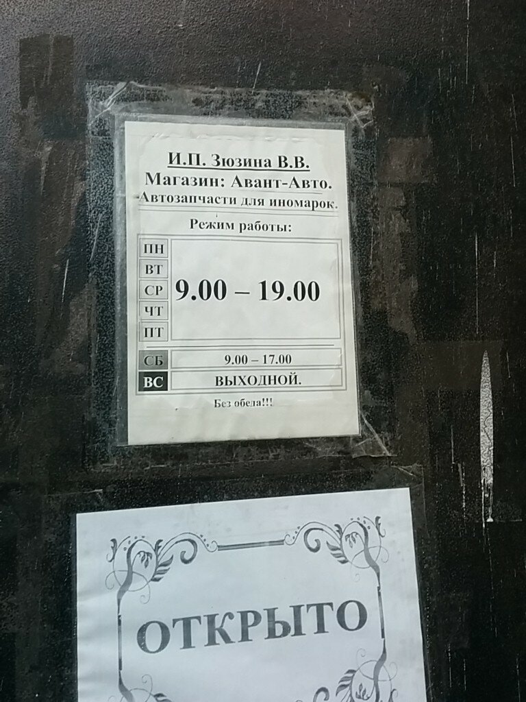 Auto parts and auto goods store Magazin Avant-Avto, Orel, photo