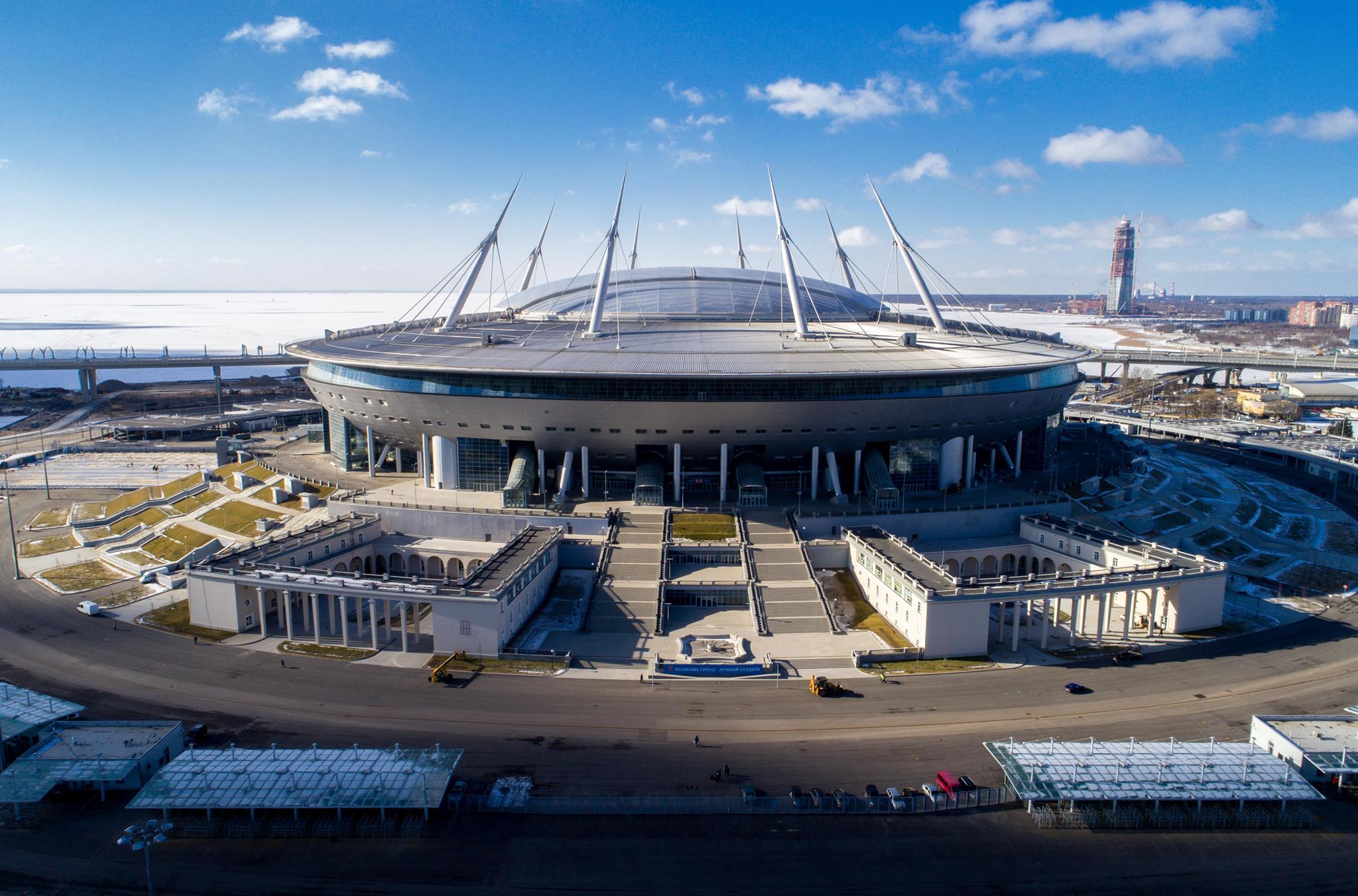 Газпром Арена, стадион, Футбольная аллея, 1, Санкт-Петербург — Яндекс Карты