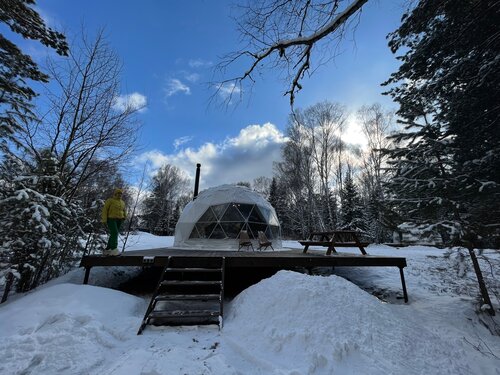 Глэмпинг Локоглэмп в Красноярском крае