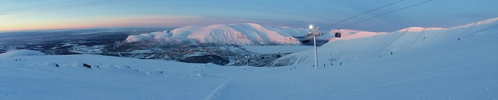 Ski resort Ski resort BigWood Northern slope, Kirovsk, photo