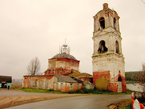 Orthodox church Tserkov Nikolaya Chudotvortsa V Voznesenye, chto V Medvezhyem uglu, Ivanovo Oblast, photo