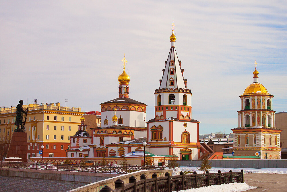 Православный храм Собор Богоявления Господня, Иркутск, фото