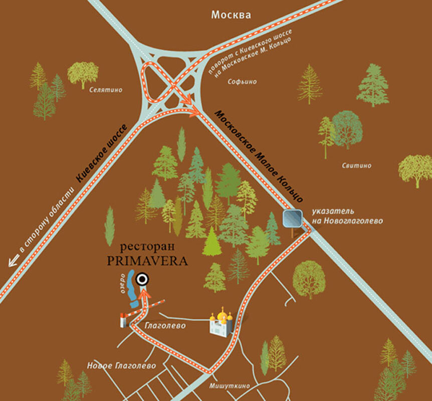 Селятино карта с улицами и домами