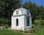 Часовня Архангела Михаила (Moscow Region, Electrostal Urban District, Vsevolodovo Village, mikrorayon Tsentralny), chapel, memorial cross