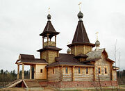 Church Ikony Bozhiyey Materi Sporitelnitsa Khlebov V Molzino (Moscow Region, Bogorodskiy Urban District, territoriya Zelyonaya Dolina), orthodox church