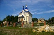 Orthodox church Tserkov Uspeniya Presvyatoy Bogoroditsy V Choya, Altai Republic, photo