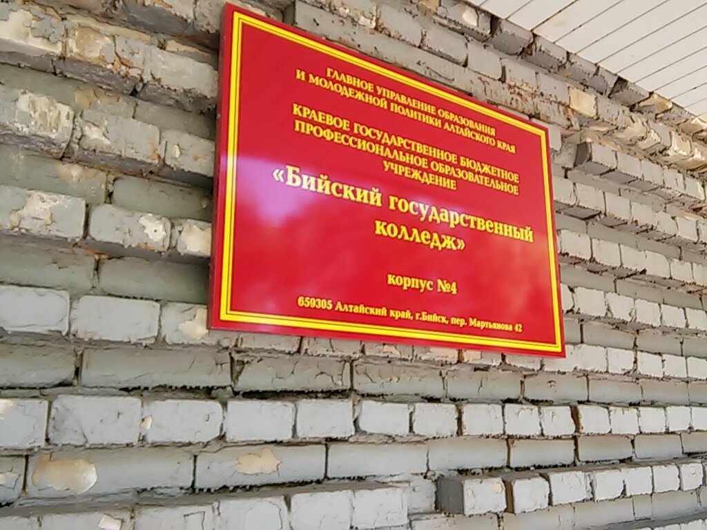 College Biysky mekhaniko-tekhnologichesky tekhnikum, Biysk, photo